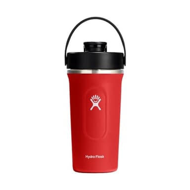 Hydro Flask Shaker Bottle – Insulated Stainless Steel Gym Bottle for Pre Workout & Protein 24 Oz Goji