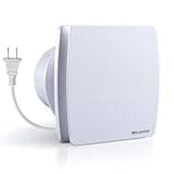 Venta Wall Mount Bathroom Exhaust Fan, 4-Inch Duct Quiet Ventilation for Wall Mount Bathroom Fan, 1.5 Sones, 95m³/h, 12W Air Extractor Vent for Kitchen, Living Room, and Office - White