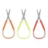 3Pcs mini loop scissors, 5.5" Inches adaptive scissors for kids special needs - Right and Lefty Support for toddlers 2-4 years