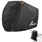 Sportneer Bike Cover: Waterproof Outdoor Bicycle Covers with Lock Hole & Storage Bag - Rain Sun UV Dust Wind Proof Bike Covers for Mountain Road Electric Bike