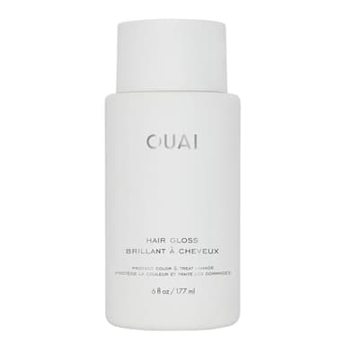OUAI Hair Gloss - In-Shower Shiny Hair Treatment & Glaze with Frizz Control - Heat Protectant Infused with Hyaluronic Acid, Rice Water & Panthenol - Paraben, Phthalate & Sulfate Free (6 Oz)