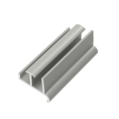 Shuisen Sliding Shower Door Bottom Guide for Glass Sliding Doors, 3" Long x 1-3/8" Wide Shower Door Guide, Grey Shower Door Parts Bottom Guide, 1 Pack