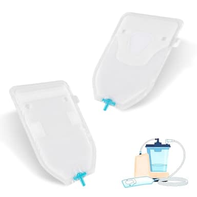 Male External Catheter Drain Pouches, Non-Invasive Urinary Management, Full-Adhesive Leak-Resistant Seal, Skin-Friendly Material, Fits Most Drainage Systems, 30-Pack,no Machine Included