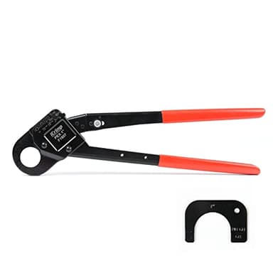 iCrimp Angled Head PEX Crimping Tools Works on 1-INCH PEX Pipe with Go/No-Go Gauge suits All US F1807 Standards