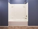 Mustee 557WHT Durawall Fiberglass Bathtub Wall Surround, White