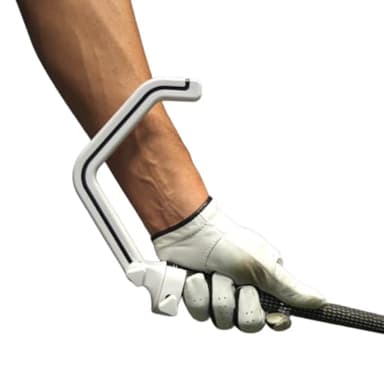 Tour Striker Educator Golf Swing Wrist Trainer – Improve Grip & Power – Training Aid for Men & Women – Perfect for Left & Right-Handed Golfers – Durable Practice Equipment & Alignment Tool