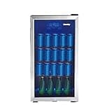 Danby DBC117A1BSSDB-6 117 Can Beverage Center, 3.1 Cu.Ft. Freestanding Drinks Refrigerator for Basement, Dining, Living Room-Bar Fridge Perfect for Beer, Pop, Water, Black/Grey