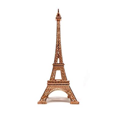allgala Eiffel Tower Statue Decor Alloy Metal, and Size (10", Rose Gold)