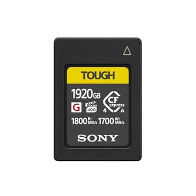 Sony CEA-G Series CFexpress 1920GB Type A Memory Card - IP57-Rated, VPG400 Certified Up to 1800MB/s Read, 1700MB/s Write