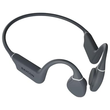 Raycon Everyday Bone Conduction Headphones Bluetooth - Open Ear Running Headphones, Sweat & Water-Resistant Earbuds with Mic for Sports & Workouts, 13hr Playtime (Gray)