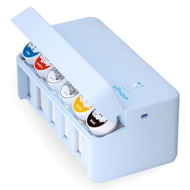 OFFNOVA CISS DTF White Ink Circulation System, Upgraded Extension CISS Ink Tube and Waste Ink Collector for ET8550 L805 DTF Printer (Blue)