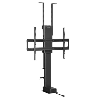 monTEK Motorized TV Lift for 37-65 inch TVs, Ceiling&Vertical TV Lift Mechanism with RF Remote, Smart Phone & Voice Control via WiFi, Up to 132lbs, 4X Load Tested, Max VESA 600 * 400