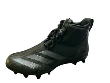 adidas Unisex-Adult Adizero Chaos American Football Sneaker (Core Black/Core Black/Core Black-Black, 9 Men/ 10 Women)