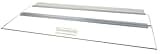 Aquarium Glass Canopy Set for 75 Gallon, 90 Gallon and 110 Gallon Aquariums 48" Long x 18" Wide with A Center Brace
