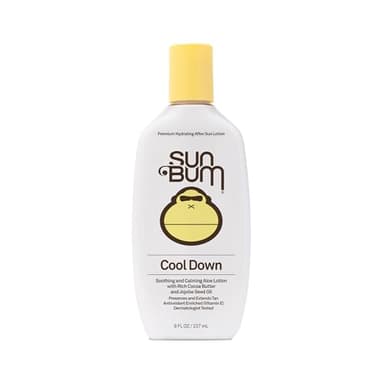 Sun Bum Cool Down Aloe Vera Lotion - Vegan After Sun Care with Cocoa Butter to Soothe and Hydrate Sunburn - 8 oz