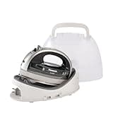 Panasonic NI-WL600 Cordless Steam/Dry Iron, 1500W Wide Stainless Steel Plate, Silver/Black