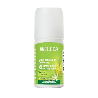 Weleda 24 Hour Roll-On Deodorant, Citrus,Yellow 1.7 Fluid Ounce