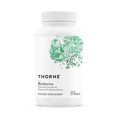 THORNE - Berberine - Dual Action Formula with Phytosome Plus Botanical Extract - Support Heart Health, Immune System, Healthy GI & Cholesterol* - Gluten-Free - 30 Servings