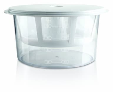 Euro Cuisine GY50 Greek Yogurt Maker with Ultra Fine Mesh Strainer Basket, BPA Free, Patented Greek Yogurt Strainer for Homemade Greek Yogurt (White)