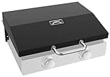 Hinged Lid Hood for Blackstone 22 Inch Griddle, Upgraded Griddle Lid Hard Cover Grill with Handle & Temperature Gauge for 22" Blackstone Table Top 5011 Grill Griddle Lid