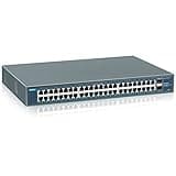 YuanLey 48 Port Gigabit PoE Switch Unmanaged with 2 1000Mbps SFP Uplink, 50 Port 802.3af/at 800W High Power PoE+ Network Switch, Metal Rackmount Power Over Ethernet Switch