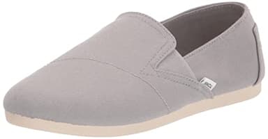 Toms Women's Redondo Loafer Flat, Drizzle Grey Canvas, 9