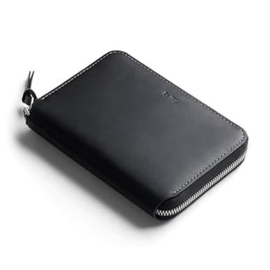 Bellroy Folio Wallet (compact leather folio/clutch wallet with space for cards, bills and coins, plus everyday essentials) - Black