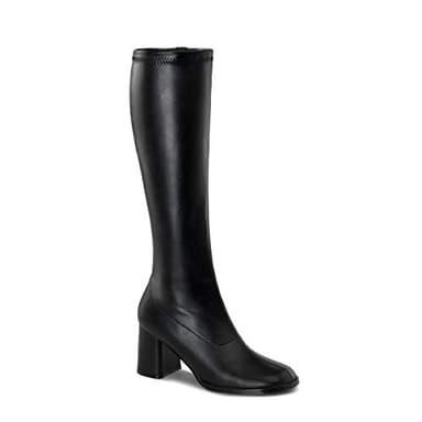 Funtasma by Pleaser Women's Gogo-300 Boot,Black Stretch,8 M US