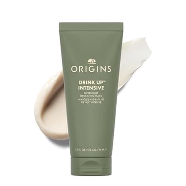 Origins Drink Up Intensive Overnight Hydrating Face Mask | Hydrates for 72 Hours | With Niacinamide, Hyaluronic Acid, & Avocado Butter, 2.5 Fl Oz