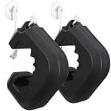 ColleRain Jet Ski Bumpers for Docking, PWC Fenders Fit Yamaha Jet Skis, PWC Bumpers Waverunner Accessories with Quick Attachment, 2 Pack, Black