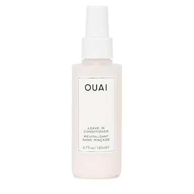 OUAI Leave In Conditioner & Heat Protectant for Hair - Prep Hair for Styling or Use as Detangling Spray to Fight Frizz & Flyaways - No Parabens, Sulfates or Phthalates (4.7 oz)