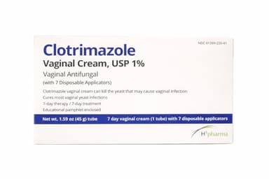 Clotrimazole Vaginal USP 1% Cream - 45 Gm