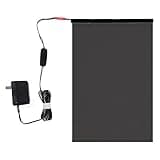 PDLC Switchable Smart Film Electronic Smart Glass Film for Meeting Room Bathroom,Black, 8.3”X11.7, Sample