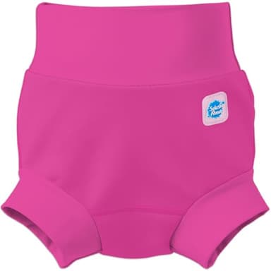 Splash About Happy Nappy Swim Diaper, Neon Pink, 6-12 Months