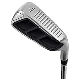 MAZEL Golf Pitching & Chipper Wedge,Right Handed,35,45,55 Degree Available for Men & Women (Right, Stainless Steel (Black Head), S, 45)
