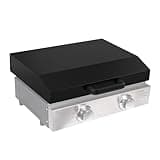 Stanbroil 22" Hard Cover Hood with Handle, 5011 Hinged Lid for Blackstone 22 Inch Table Top Griddle, Hard Top Lid Outdoor Griddle Lid for Blackstone 22" Grill, Black