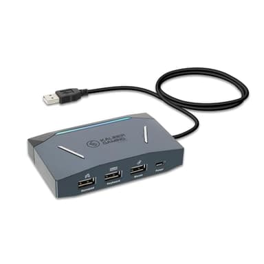 IOGEAR KeyMander 2 Keyboard/Mouse Adapter Plus Controller Crossover, PS4, Xbox Series X/S, Xbox One, Nintendo Switch, GE1337P2, FPS, mouse control