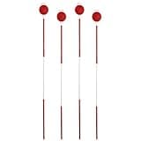 Driveway Markers, 48 Inch Driveway Reflectors for Snow Plowing - Double Sided Reflective Driveway Markers Snow Stakes with Easy Visibility at Night and All Weather (4 Pack)