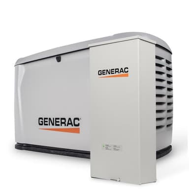 Generac 26kW Home Standby Generator for home use with 200 amp transfer switch, built-in cellular connectivity, whole house generator for power backup