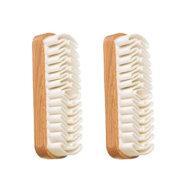 2-Pack Suede Brush and Eraser, Rubber Shoe Brush Designed for Effective Cleaning and Stain Removal on Suede, Nubuck Shoes