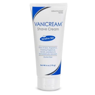 Vanicream Shave Cream | Fragrance, and Gluten Free | For Sensitive Skin | 6 Ounce