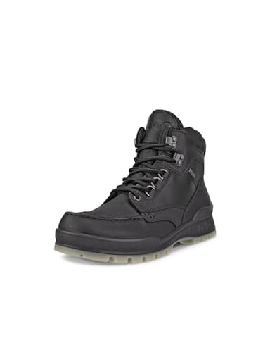 ECCO Men's Track 25 High GORE-TEX Waterproof Hiking Boot, Black/Black Oil Nubuck, 8-8.5