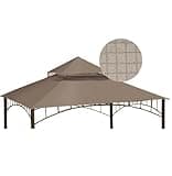 Ontheway 10FT x 10FT Replacement Canopy roof, Model L-GZ136PST for Target Madaga Gazebo Beige