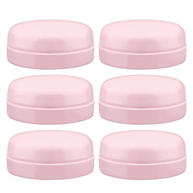 Maymom Solid Lids Aka Travel Caps w/Sealing Ring Compatible with Avent Bottle; Cap Replace Avent Natural Bottle Screw Ring n Sealing Disc; Fit Avent Anti-colic Polypropylene, Glass Bottle, Avent Pink