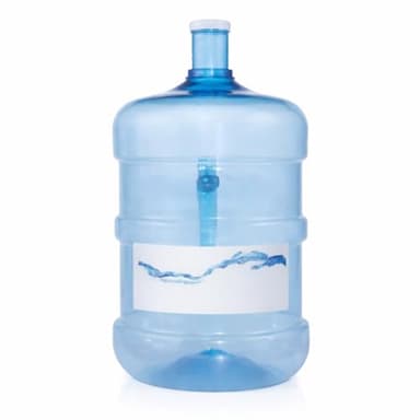 ESTARN 5 Gallon Reusable Water Bottle Container, BPA Free Large Capacity Jug Compatible with Top and Bottom Load Water Dispensers for Home and Office Use
