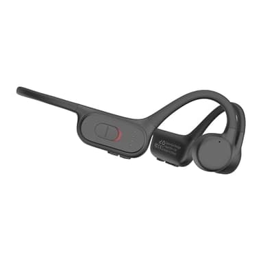 eEAR-BC-HPH-Pro-001 Bone Conduction Sound Amplifier, 2 independent volume controls, 3 bands, indoor , outdoor, voice, noice cancelation, military grade,Fast Charging, 8-Hour Battery Life, high Gain, Black