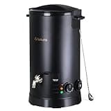 TOAUTO 20Lbs Wax Melter for Candle Making - Candle Wax Melting Pot with Three Power Adjustment 60 to 100 Degrees Temp Setting for Soy Wax Business Candle Making(Black)