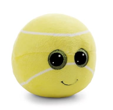 Glubschis 63030 Cuddly Toy Tennis Ball Dennis 13 cm - Yellow - Soft Plush Toy - Cute Plush Toy for Cuddling and Playing, for Children and Adults, Great Gift Idea