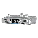 Jensen® Under Cabinet Bluetooth Music System with Alexa Far-Field and Tap to Talk