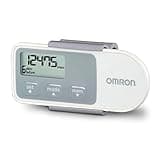 Omron Tri-Axis Alvita Pedometer - Step and Activity Tracker - White, HJ-320